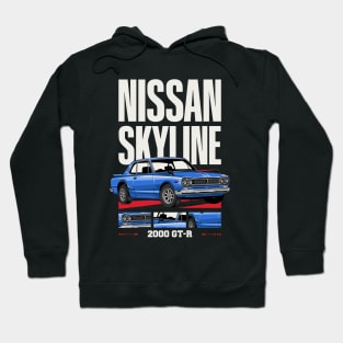 Skyline 2000 GTR Retro Car Hoodie